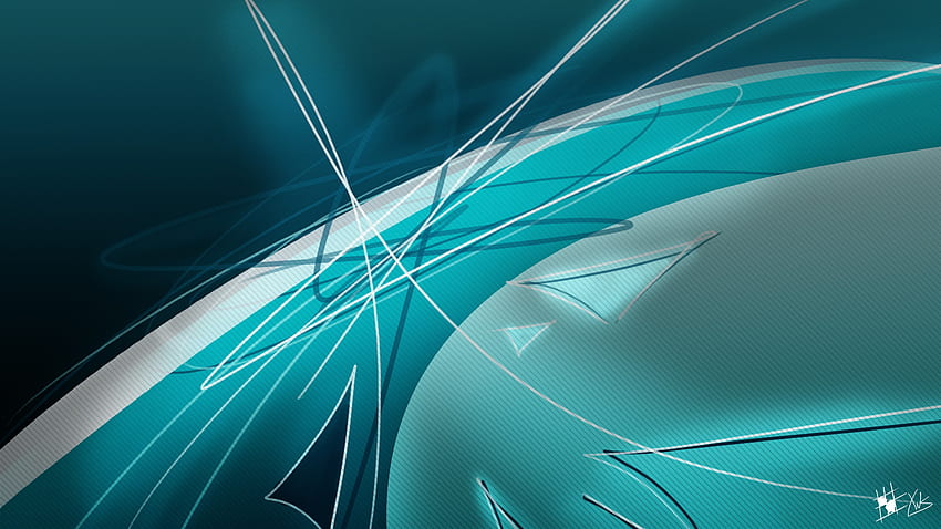 Turquoise Abstract - Resolution:, Cool Turquoise Abstract HD wallpaper