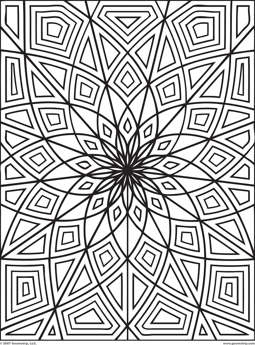 Awesome Inspiration Ideas Pattern For Adults Detailed, Abstract Adult Coloring HD phone wallpaper