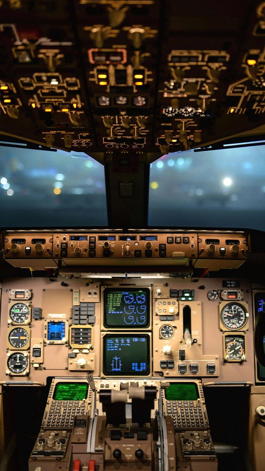 Cockpit Src Large Cockpit - Airplane Cockpit iPhone - - HD phone wallpaper