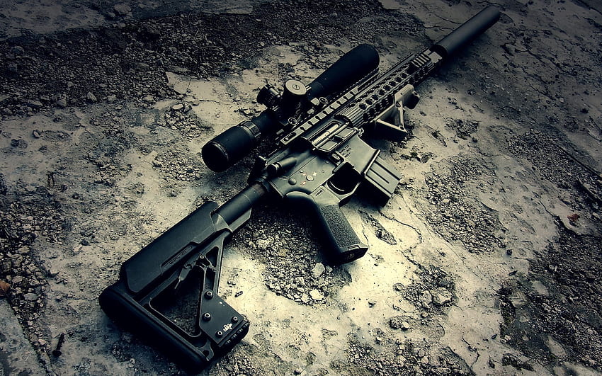 Hk416 Assault Rifle Stock Photos  Free  RoyaltyFree Stock Photos from  Dreamstime