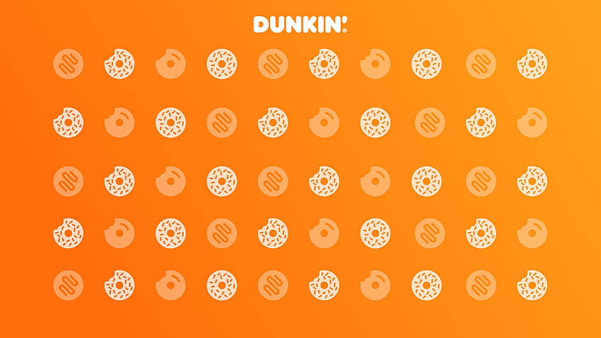 Dunkin' Background for Your Virtual Coffee Break. Dunkin', Dunkin Donuts HD wallpaper