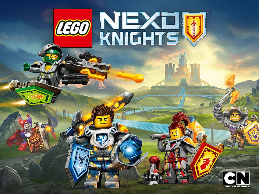 Lego Nexo Knights. (35++), Cavaliere dei cartoni animati Sfondo HD