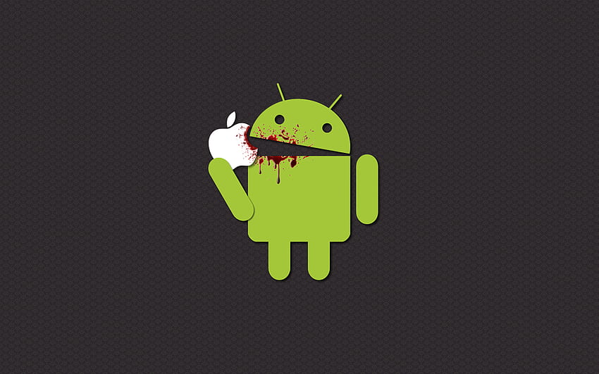 Android Fix Apple Logo Lustig. Hintergrund HD-Hintergrundbild