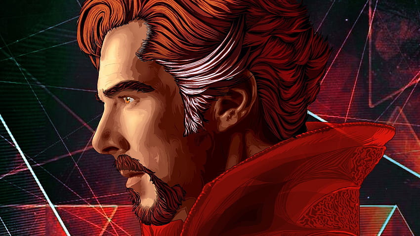 Doctor Strange Vector Art Superheroes,, Doctor Strange, Seni Digital. Dokter Aneh, Aneh, Avengers Wallpaper HD