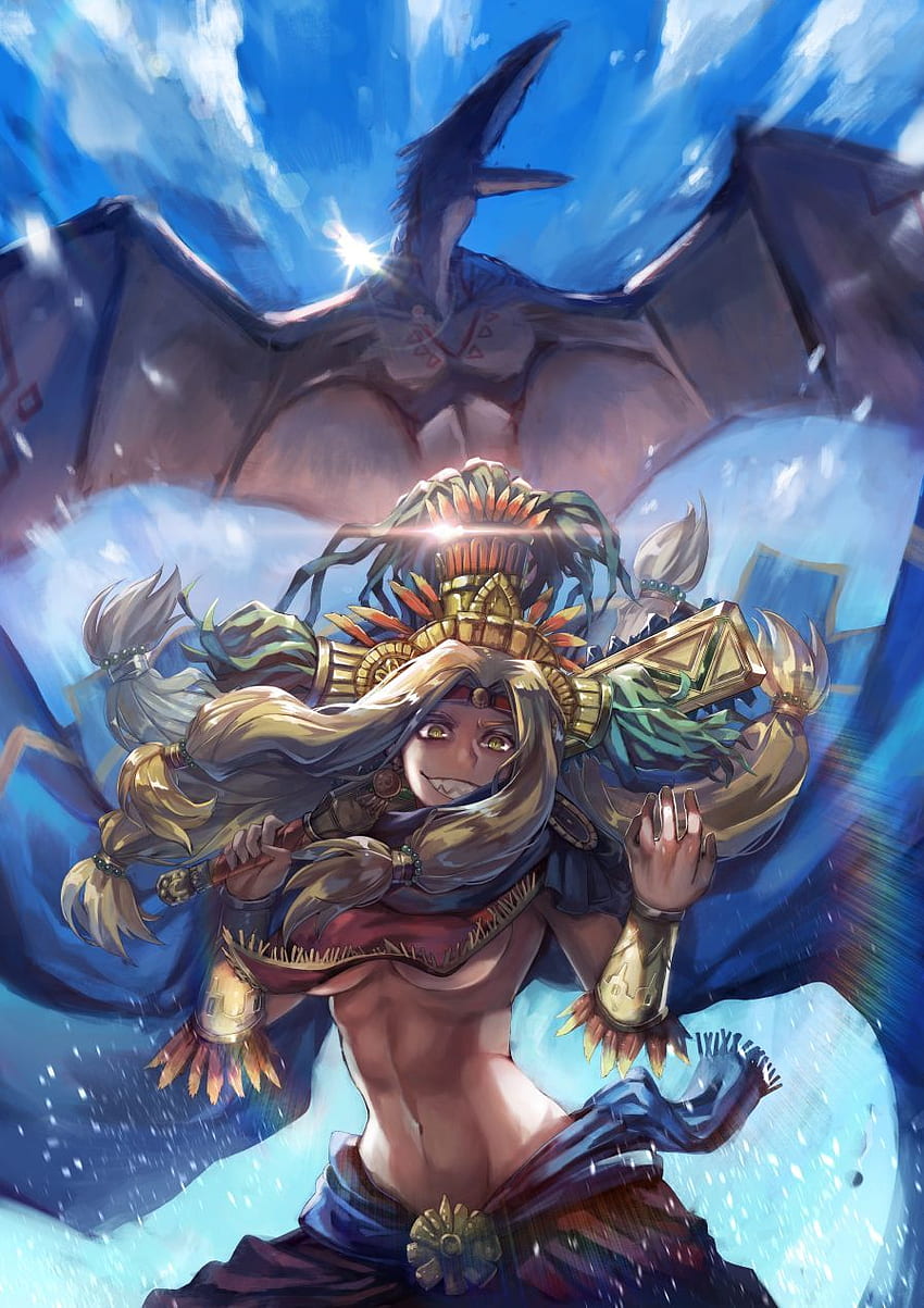 Quetzalcoatl 【Fate Grand Order】 ศิลปะคาแรคเตอร์, อนิเมะ วอลล์เปเปอร์โทรศัพท์ HD