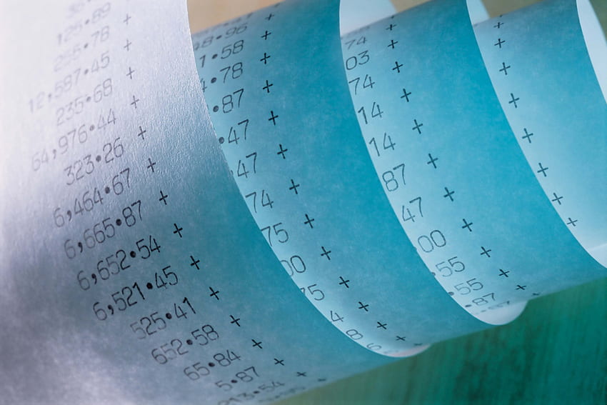 Paper, Numbers, Roll HD wallpaper