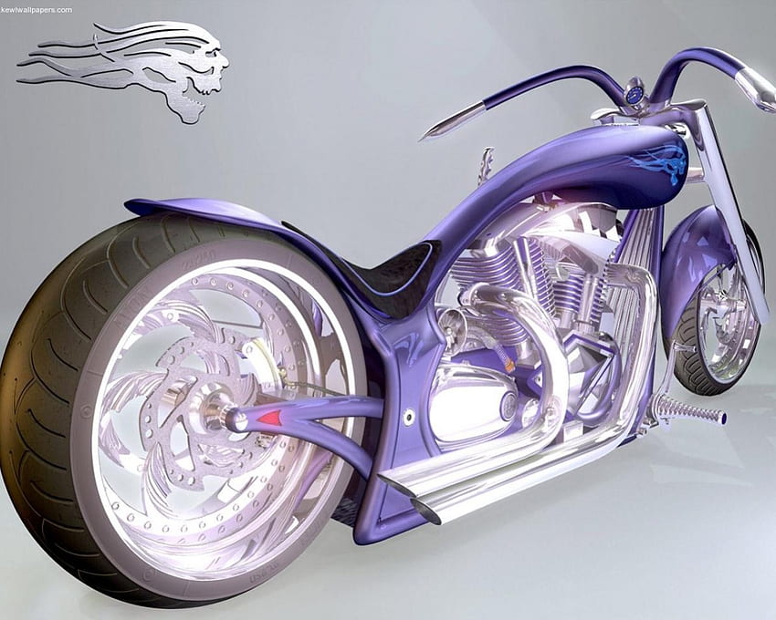 Rider violeta, 3d papel de parede HD