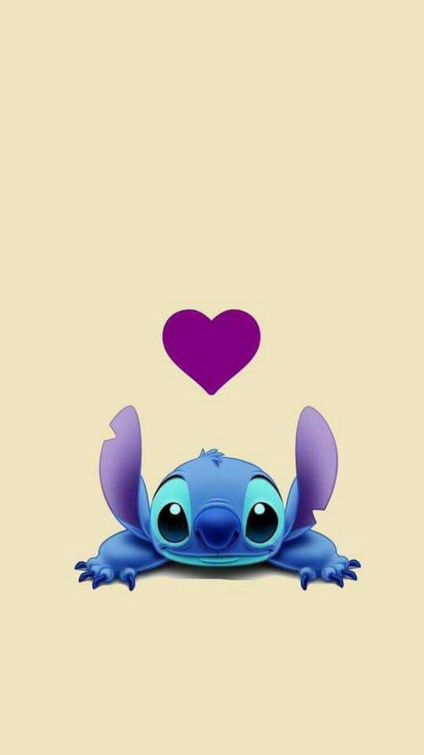 Lindo Stich Disney, Stitch Amor fondo de pantalla del teléfono