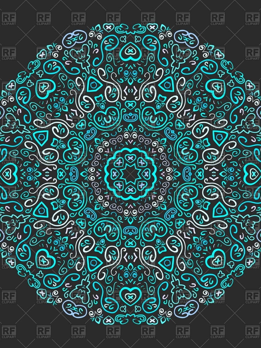 Mandala ethnic indian round ornament 40904 royalty [] for your , Mobile &  Tablet. Explore Thin Blue Line Border. Thin Blue Line Flag, Hindu Mandala  HD phone wallpaper | Pxfuel