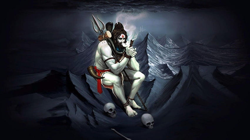 Black JD Lord Shiv, Lord Shiva Angry HD wallpaper