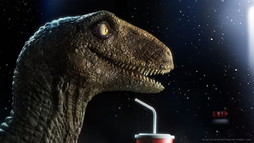 Dinosaurus Raptor, Velociraptor Biru Wallpaper HD