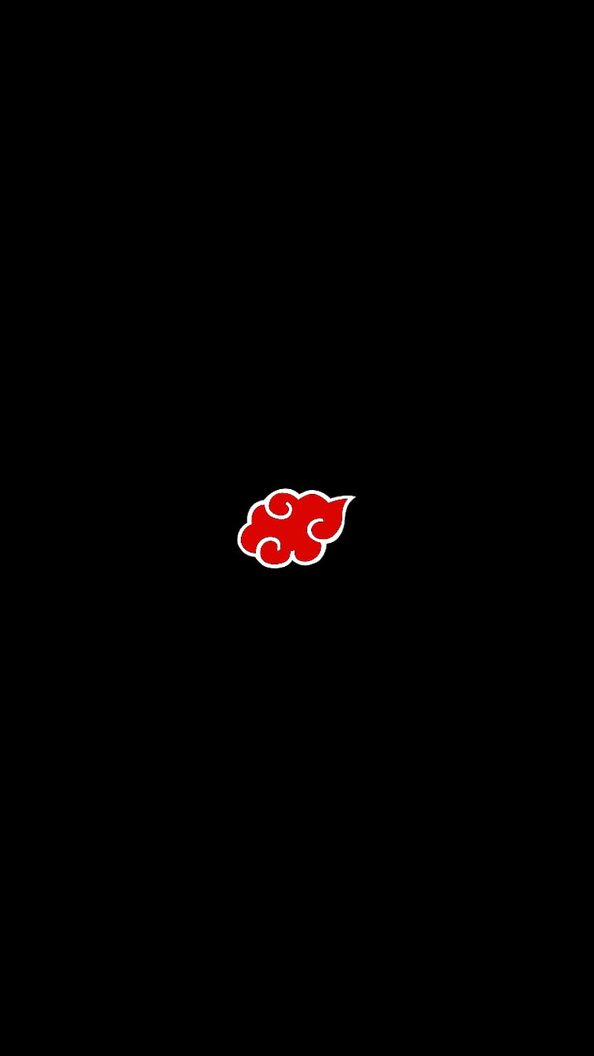 Red And Black Naruto, Akatsuki Symbol HD phone wallpaper