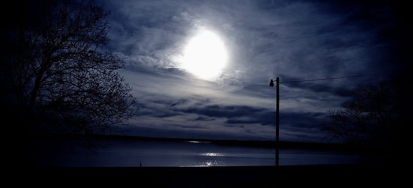 Göl: Doğa Ay Göl Karanlık Bölge Pc 16:9 Yüksek HD duvar kağıdı