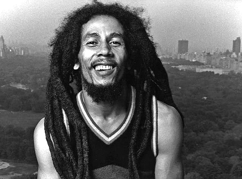 Bob Marley - บ็อบ มาร์เลย์ -, Bob Marley Black and White วอลล์เปเปอร์ HD