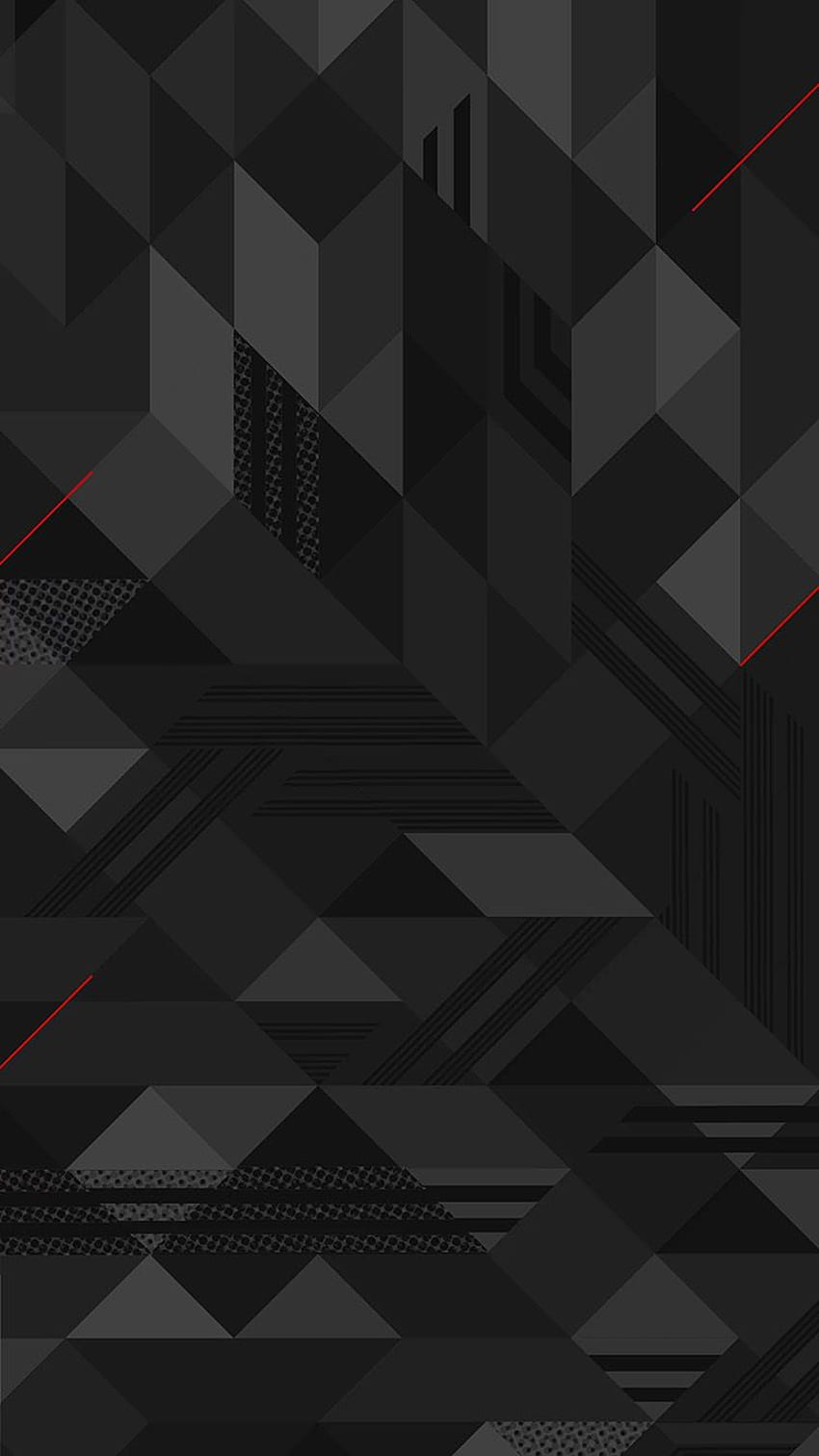 Iphonepapers Dark Abstract Triangle Pattern Bw Hd Phone Wallpaper Pxfuel