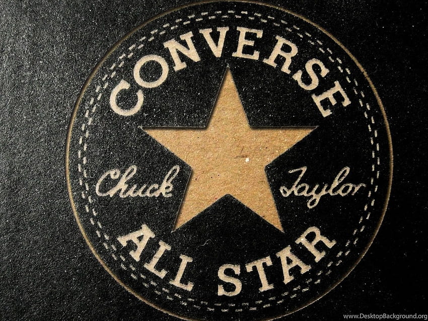 Converse All Star Chuck Taylor Gold-Logo-Logo-Hintergrund HD-Hintergrundbild