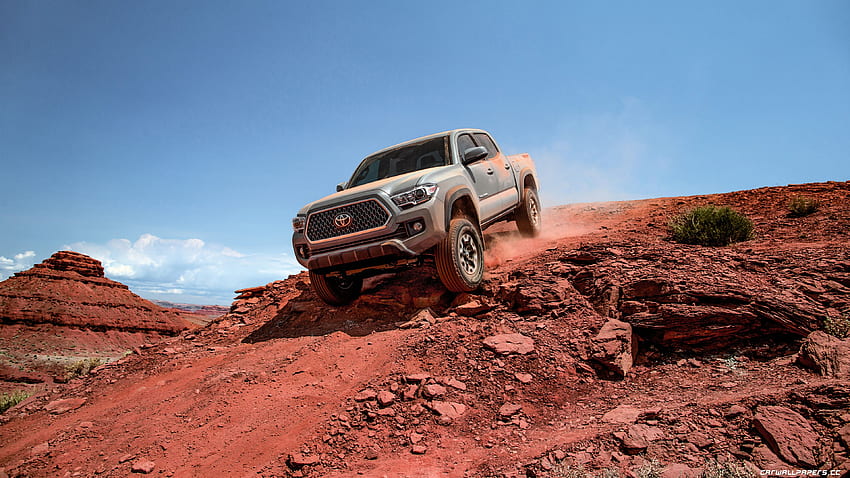 Cars Toyota Tacoma TRD Off Road Double Cab 2017, Toyota Truck HD wallpaper