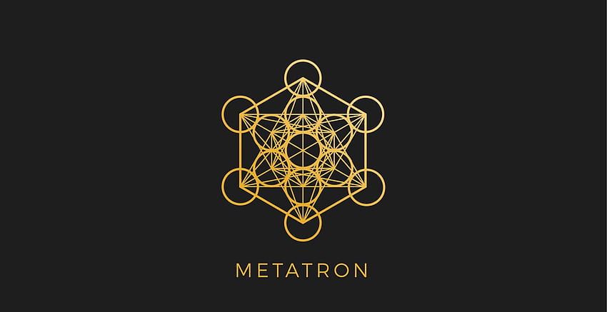 ¡Cubo de Metatron por mí! ¡Disfrutar! : Geometría Sagrada, Cubo de Metatrón fondo de pantalla