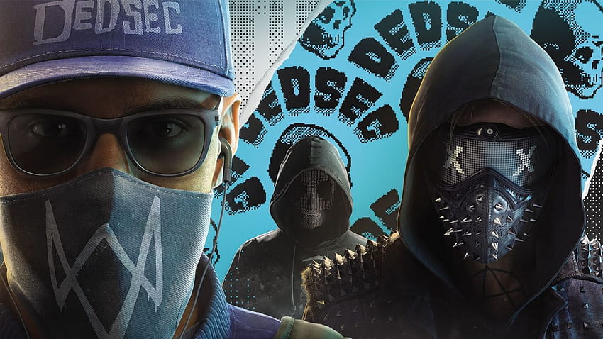 Game Watch Dogs 2 Marcos Wrench Dedsec Mask . HD wallpaper