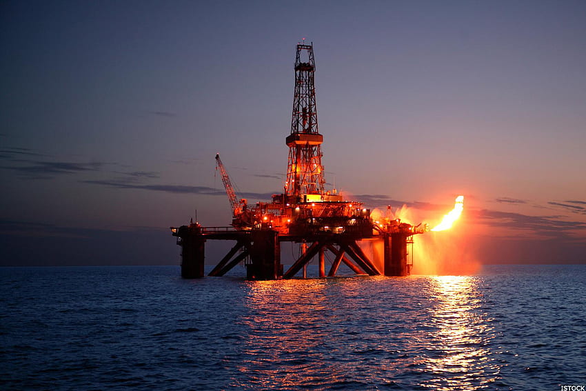 AD.7. Oil platform., Oil And Gas HD wallpaper