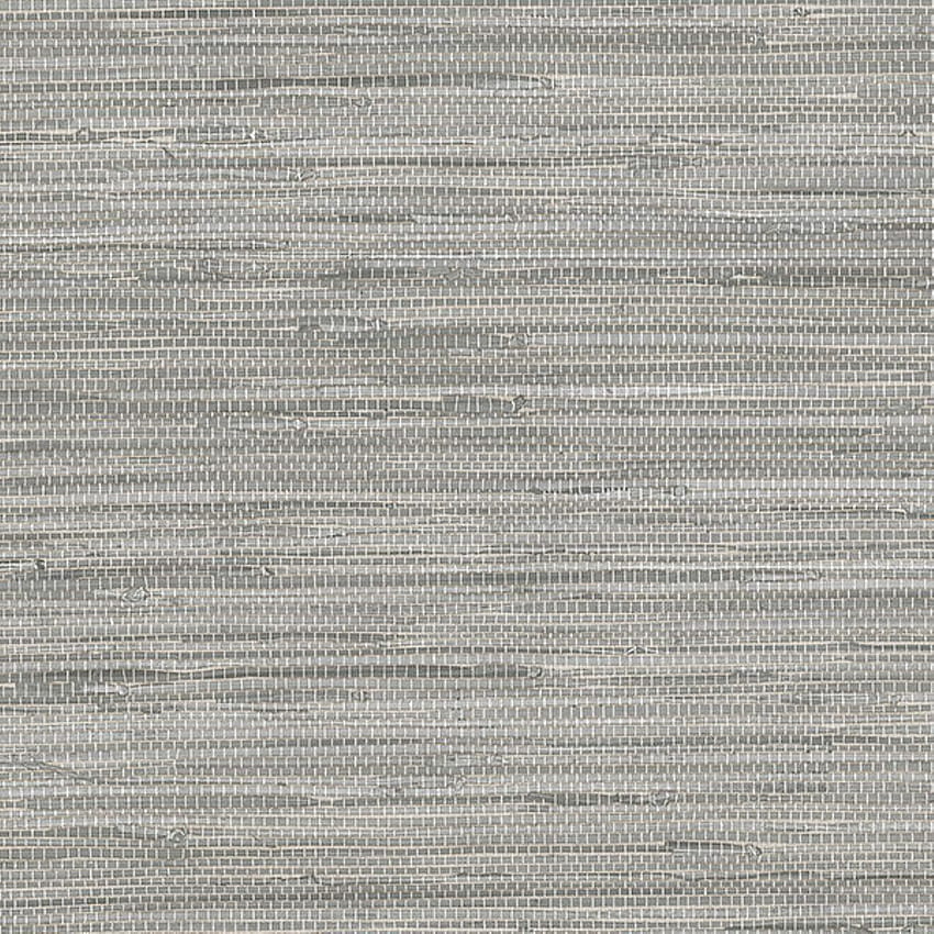 GP  J Baker Grasscloth Paste the Wall Wallpaper Silver BW450495