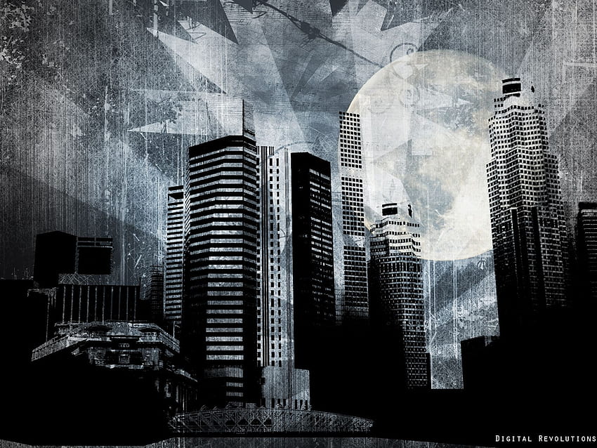 horror. Hub City Blues, Superhero City HD wallpaper
