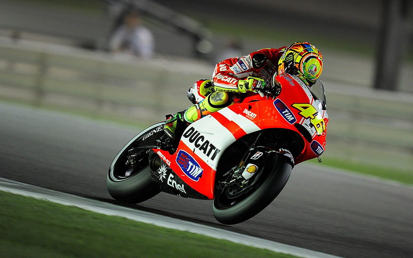Motorcycles, Ducati, Valentino Rossi, Moto Gp HD wallpaper
