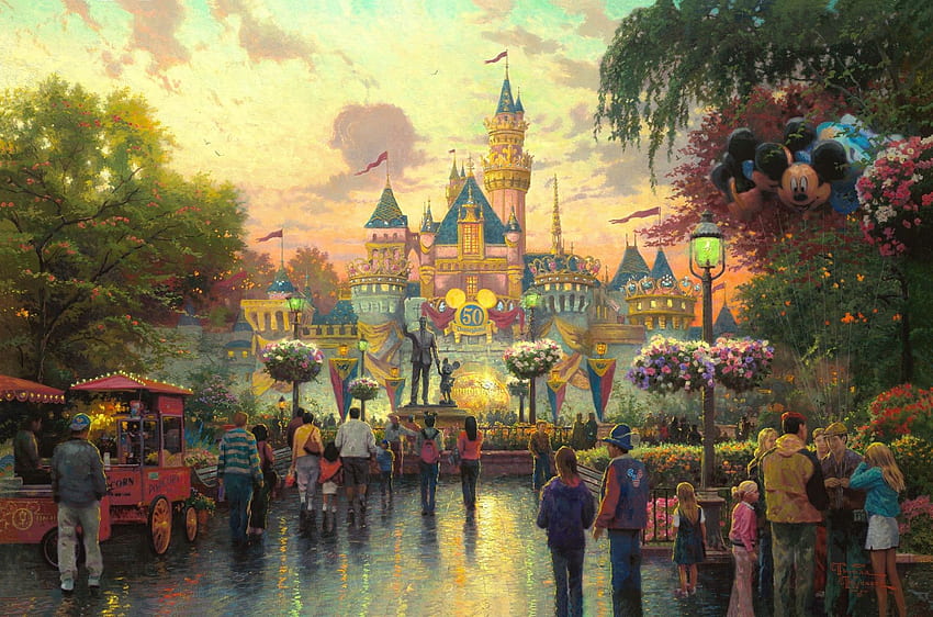 Disneyland Teratas Wallpaper HD
