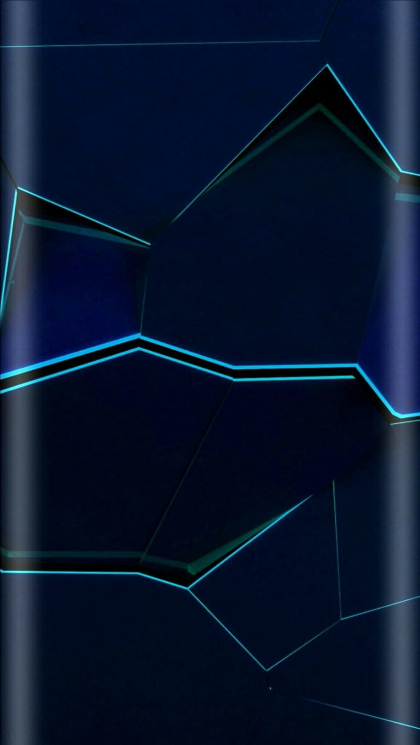 Blue Metallic, For Curved Screen HD phone wallpaper
