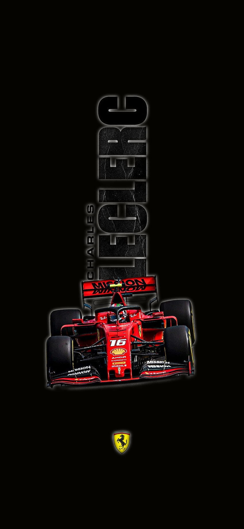F1 Charles Leclerc เฟอร์รารี f75 วอลล์เปเปอร์โทรศัพท์ HD