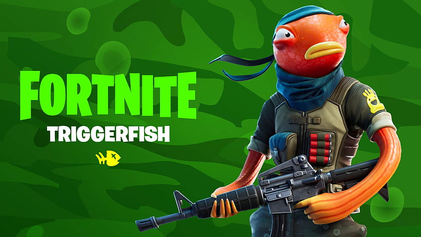 Previously Leaked Fishstick Look Alike Triggerfish Fortnite Skin HD wallpaper