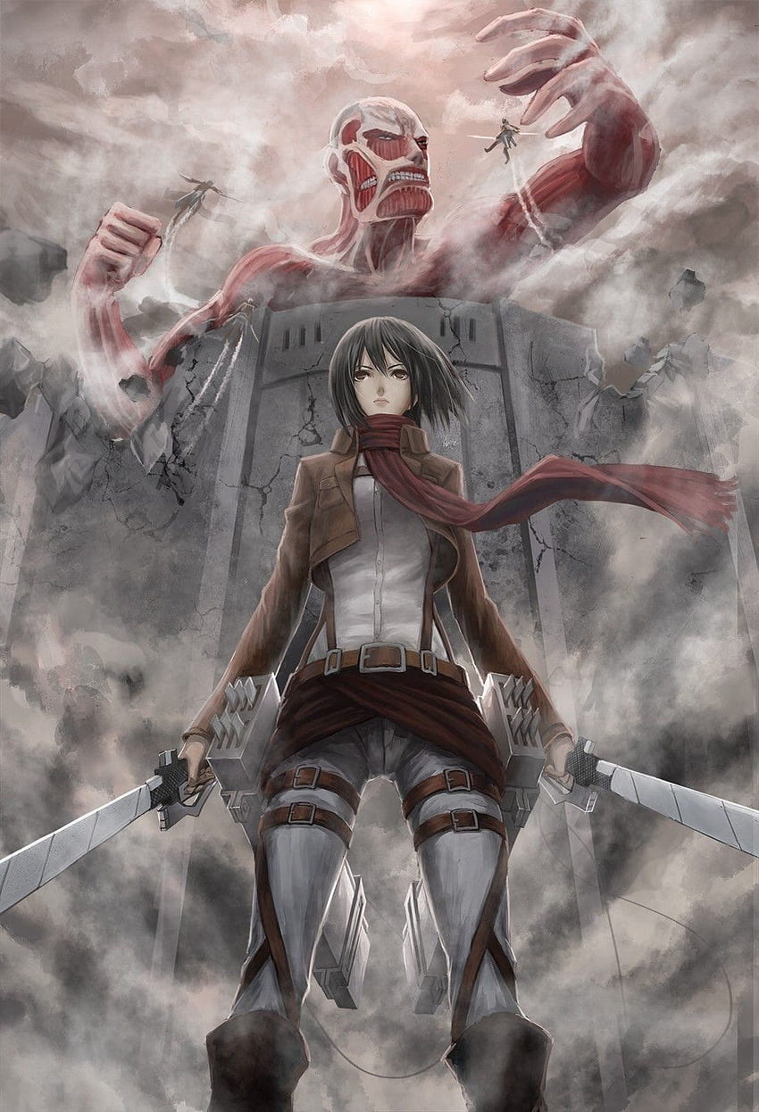 Attack On Titan Badass – Mikasa Ackerman Android – , Mikasa sezon 4 Tapeta na telefon HD