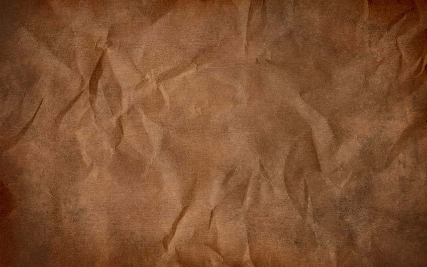 brown paper texture, , brown crumpled HD wallpaper