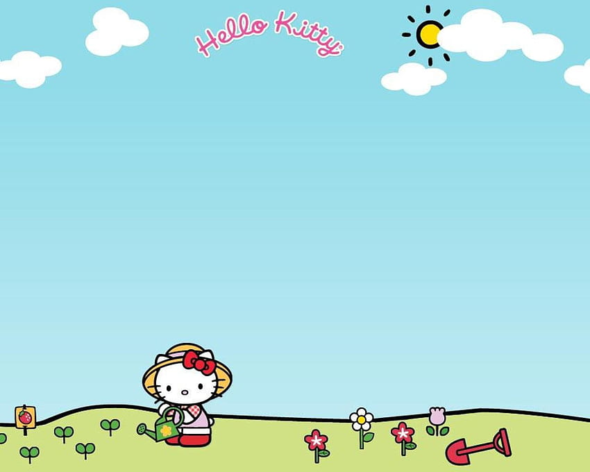 Hello Kitty Spring ( px) HD wallpaper
