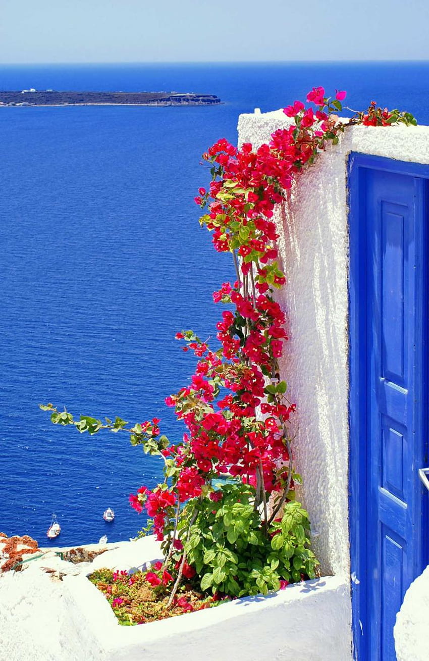 Romantyczne wypady do Grecji: Ateny, Santorini i Kreta Tapeta na telefon HD
