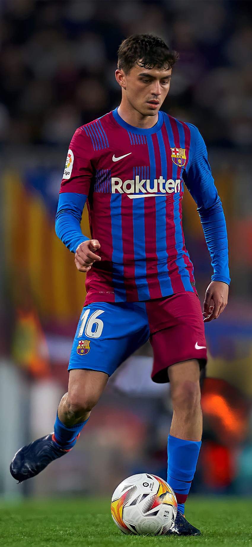 Pedri, soccer, sports_jersey, Barcelona, ​​Messi, Spain wallpaper ponsel HD