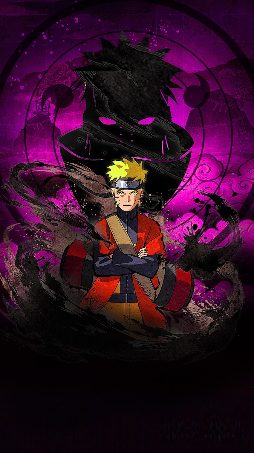 Naruto, Naruto w pionie Tapeta na telefon HD