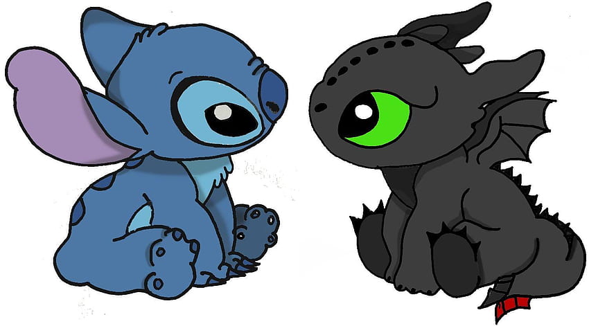 Cute Stitch And Toothless - Novocom.top, Kawaii Toothless fondo de pantalla