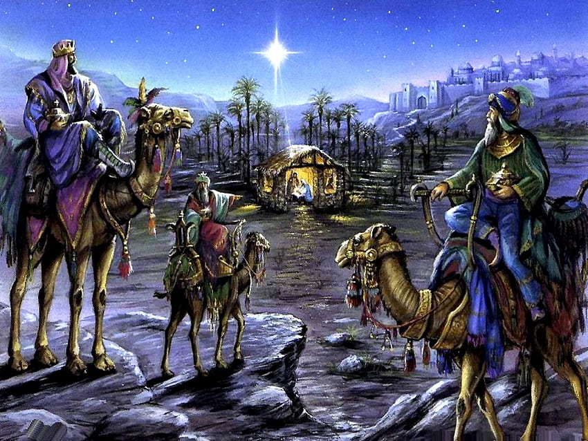 A Reason to Celebrate, wise, man, christ, baby, jesus, manger, mother, the, joseph, mary HD wallpaper
