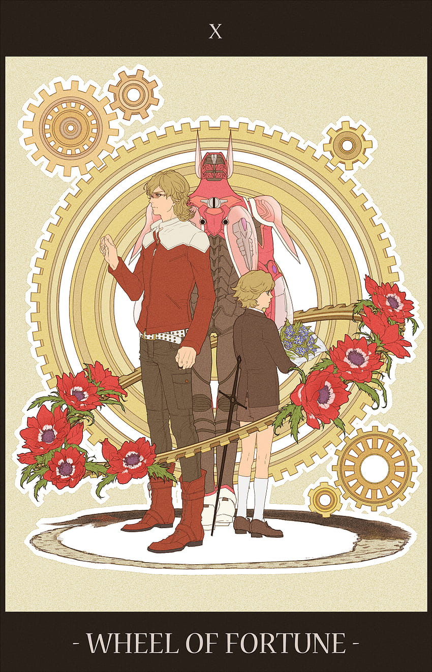 Wheel of Fortune (Tarot) - Tarot Cards Anime Board HD phone wallpaper