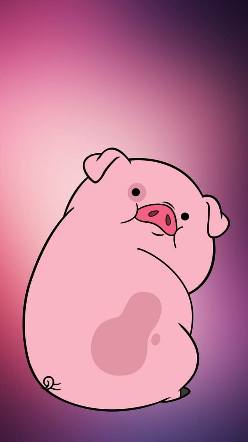 Pig Cartoon - -, Cool Piggy HD phone wallpaper