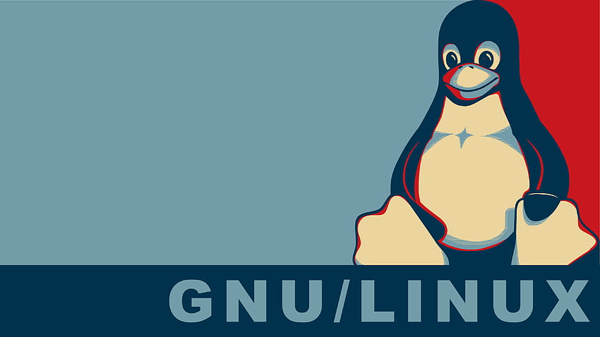 GNU Linux Tux Hope 高画質の壁紙