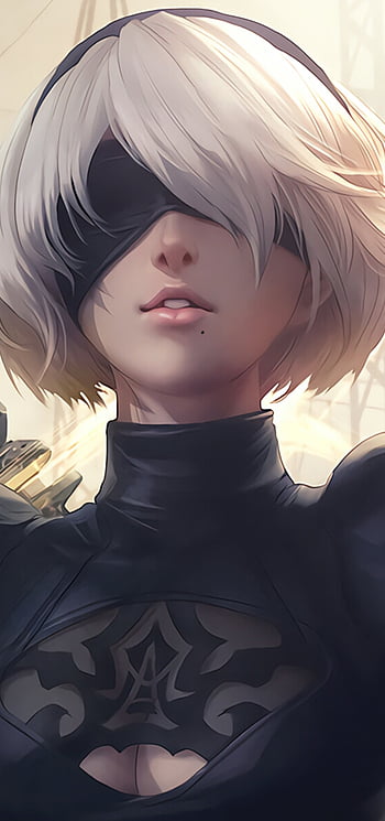 Anime, anime girls, fan art, 2B (Nier: Automata), As109, HD phone