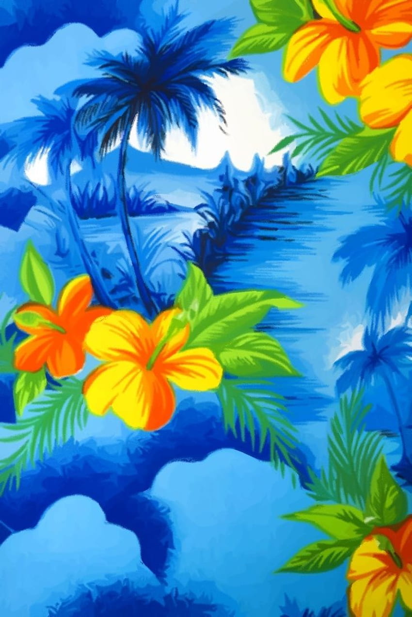 Adorable Q Background of Hawaiian, 44 Hawaiian Full, Hawaiian Pattern HD phone wallpaper