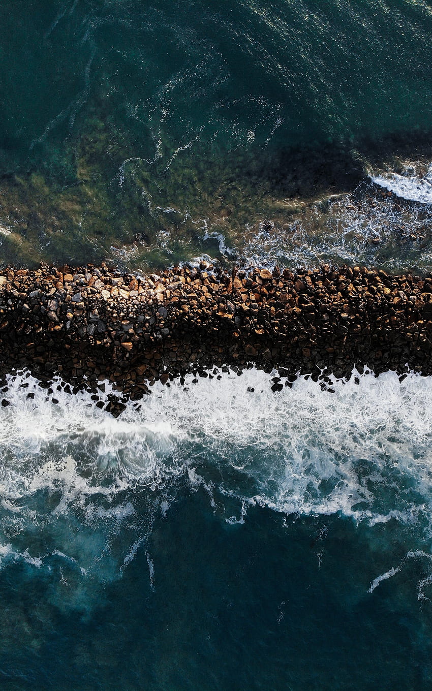 Nature, Stones, Pebble, Waves, Foam HD phone wallpaper | Pxfuel