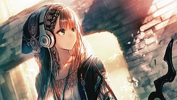 Cute Anime Girls With Headphones HD Wallpapers  Wallpaper Cave