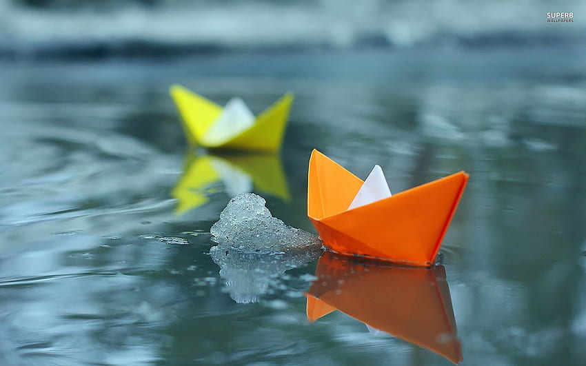 Paper Boat , Awesome Paper Boat HD wallpaper
