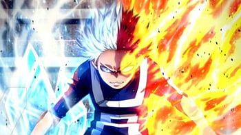 Shoto Todoroki Fire Ice 4K Wallpaper 5384