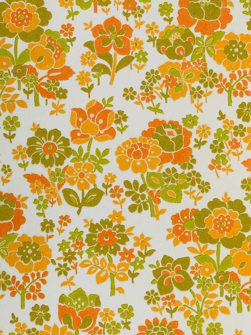 Orange Floral Wallpapers  Top Free Orange Floral Backgrounds   WallpaperAccess