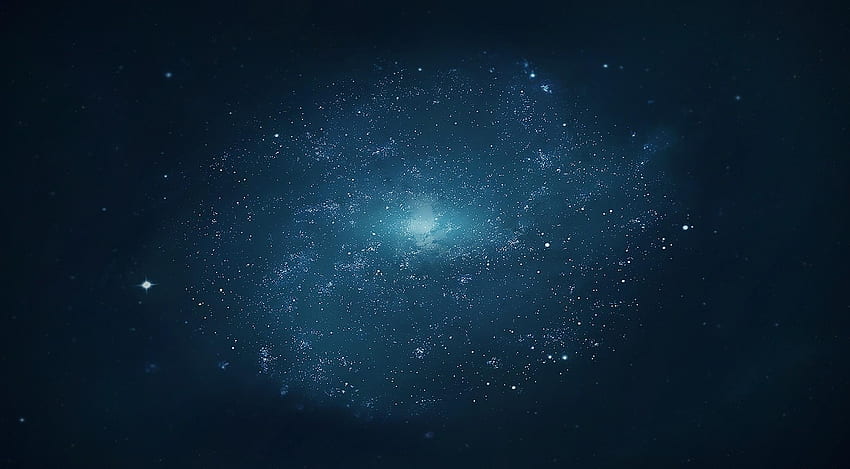 Wszechświat, gwiazdy, połysk, światło, galaktyka Tapeta HD